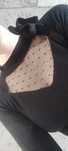 Sweter rozm S 36 by Baczyńska koronka czarny sweterek bluzka