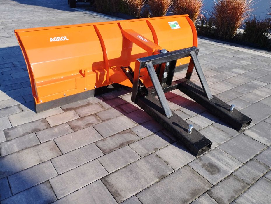 Pług śnieżny różne szer.do wózka widłowego Mocna konstrukcja