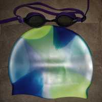 Шапочка для плавания и очки
