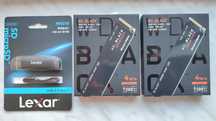 Lexar czytnik kart SD + dwa dyski SSD: WD Black SN850X GAME DRIVE 4TB.