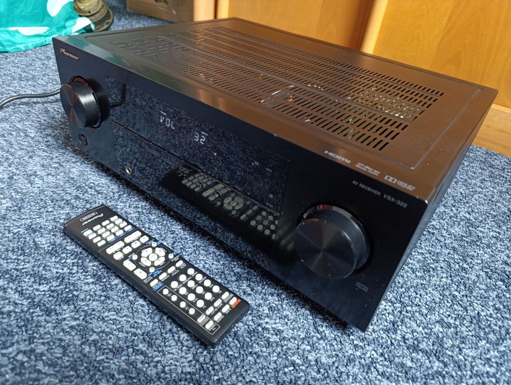 Amplituner wzmacniacz Pioneer VSX-322-K  5.1 HDMI ARC sprawny 100%