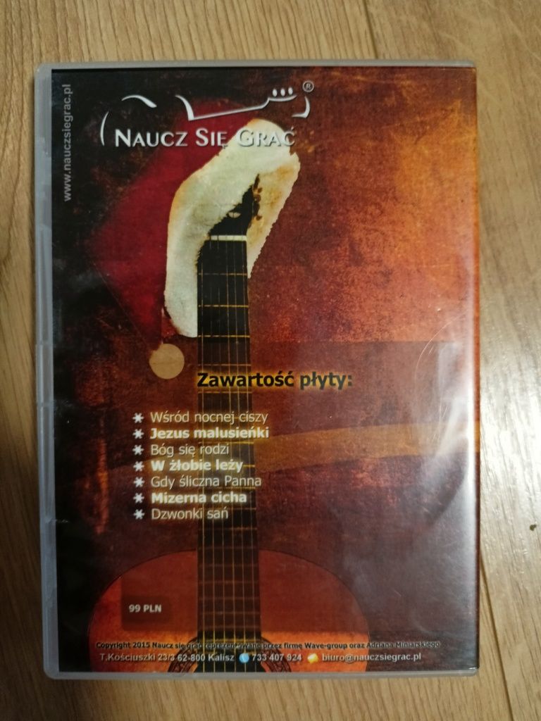 Nauka gry na gitarze. Kolędowe granie DVD