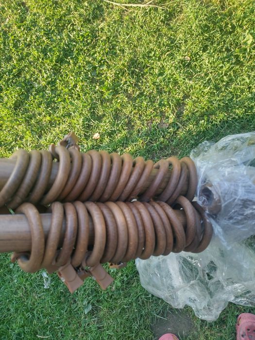 Karnisz podwójny drewniany