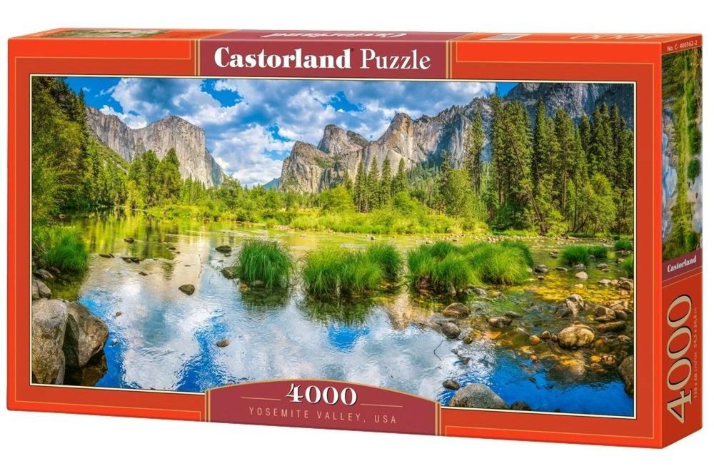 Puzzle 4000 Yosemite Valley, USA CASTOR pudełko,275x473 mm
