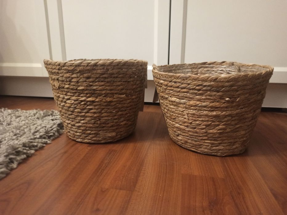 Wiklinowe osłonki na kwiaty Home &You