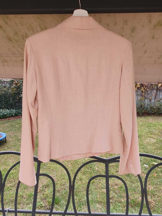 Marynarka z lnu, żakiet na podszewce, ClockHouse, roz. 38/M