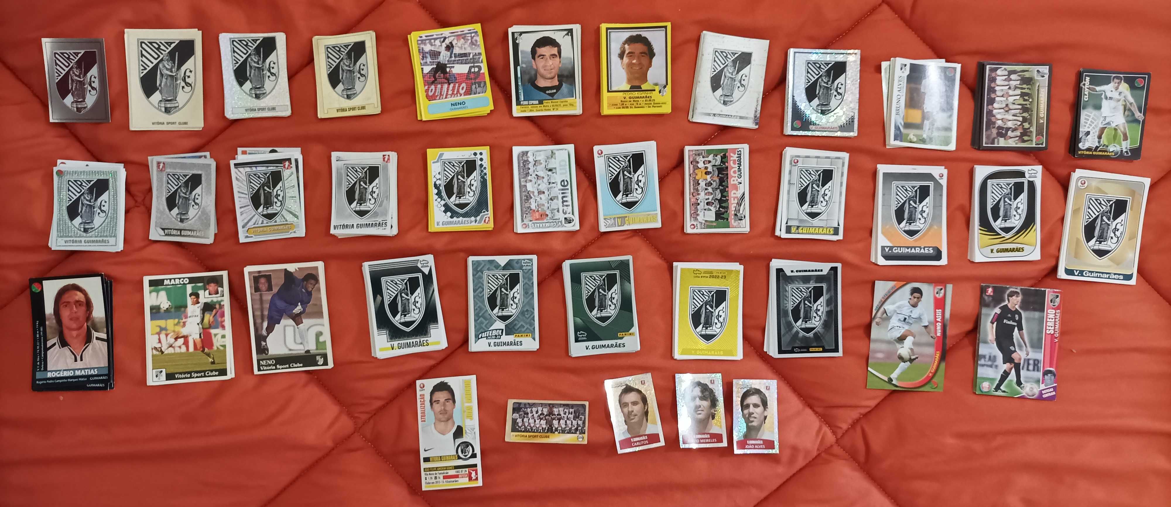 Lote com mais de 500 cromos Vitoria Sport Clube (Guimarães) Panini