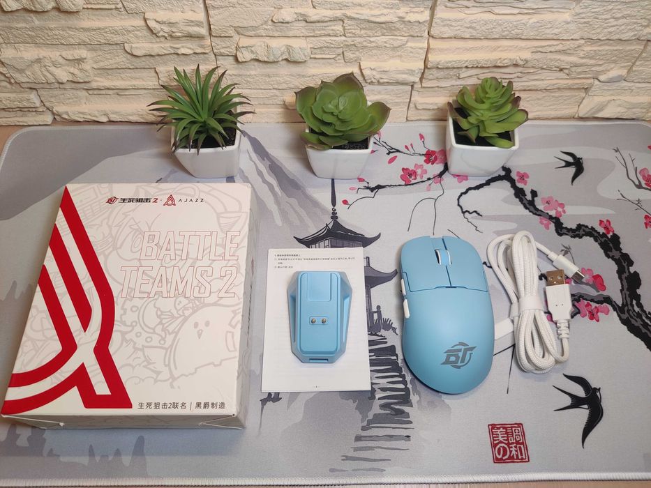 Ігрова бездротова миша AJAZZ AJ159P + зарядна станція