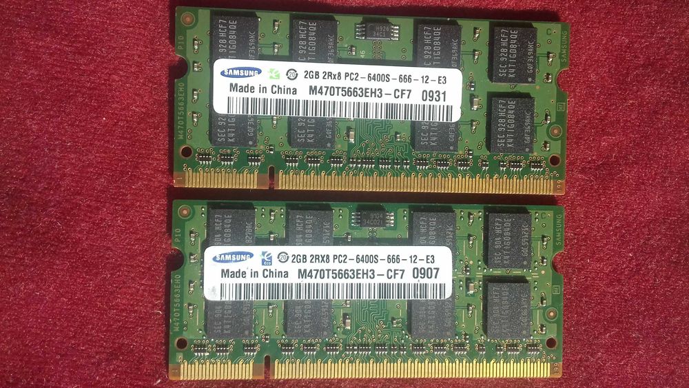SO-DIMM DDR2  4Gb (2Гбх2шт) 800MHz