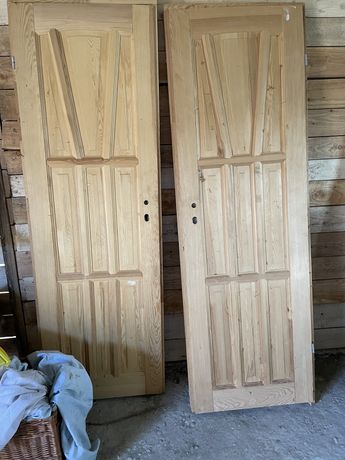 Drzwi drewniane prawe lewe