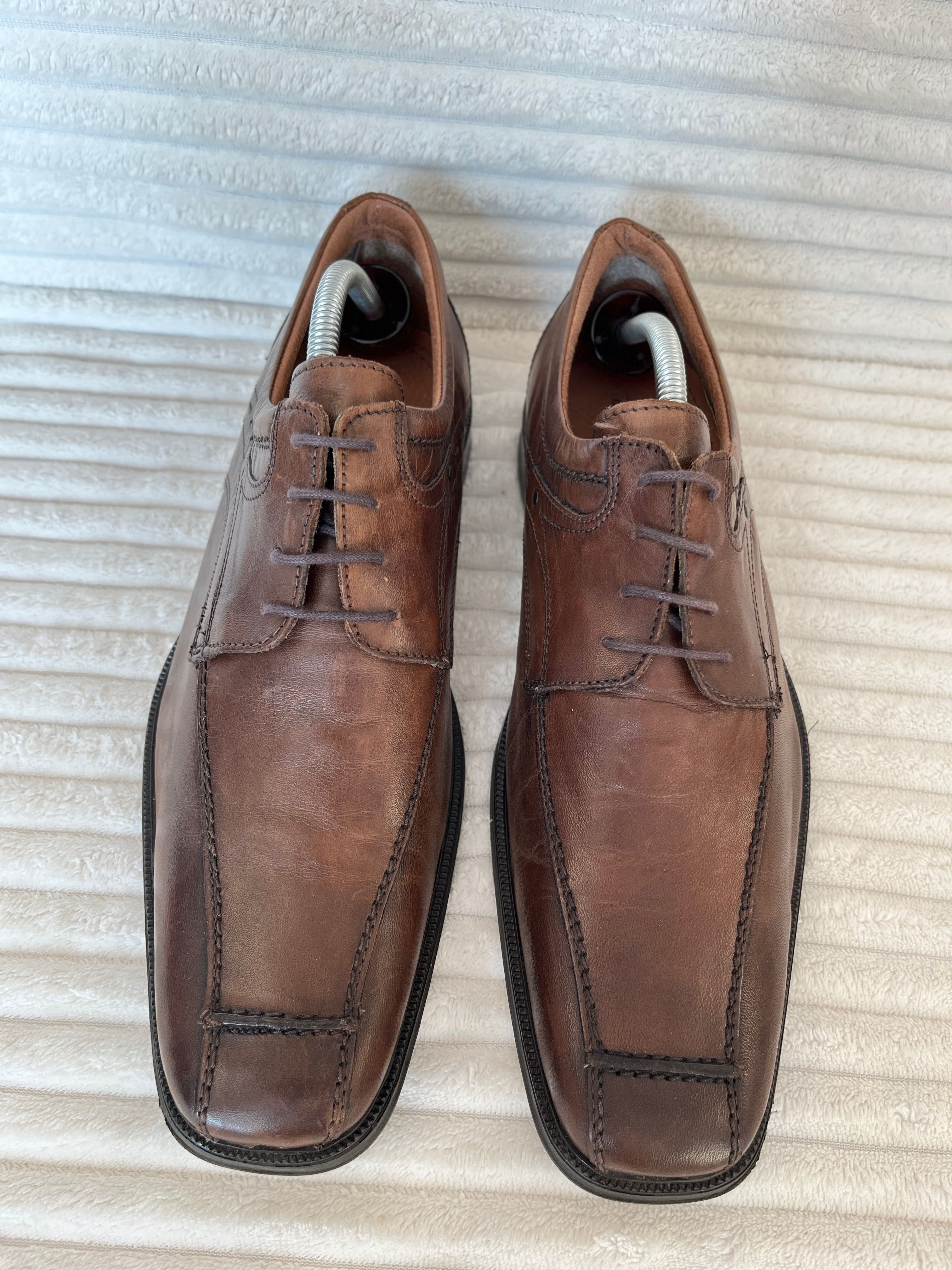 Tailor & Son excellent shoes męskie skórzane półbuty rozm 44