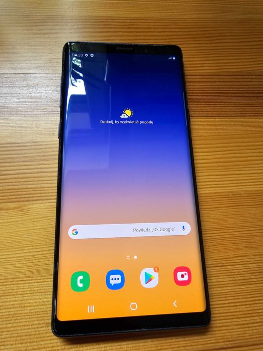 Samsung Galaxy Note 9 z rysikiem, niebieski
