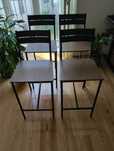 4 bancos altos IKEA "Sandsberg"