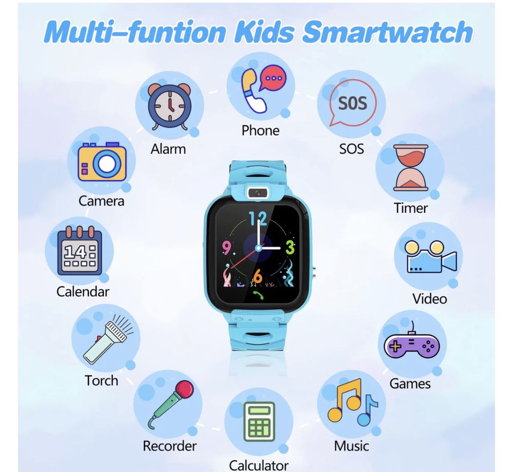Zegarek GPS dla dzieci, Smartwatch