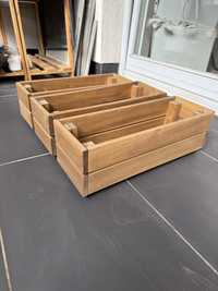3 skrzynki balkonowe IKEA STJARNANIS 43X15