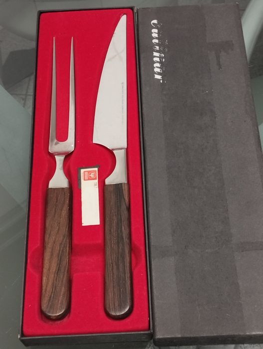 Conjunto de trinchar faca e garfo Dreizak (Wusthof) Solingen