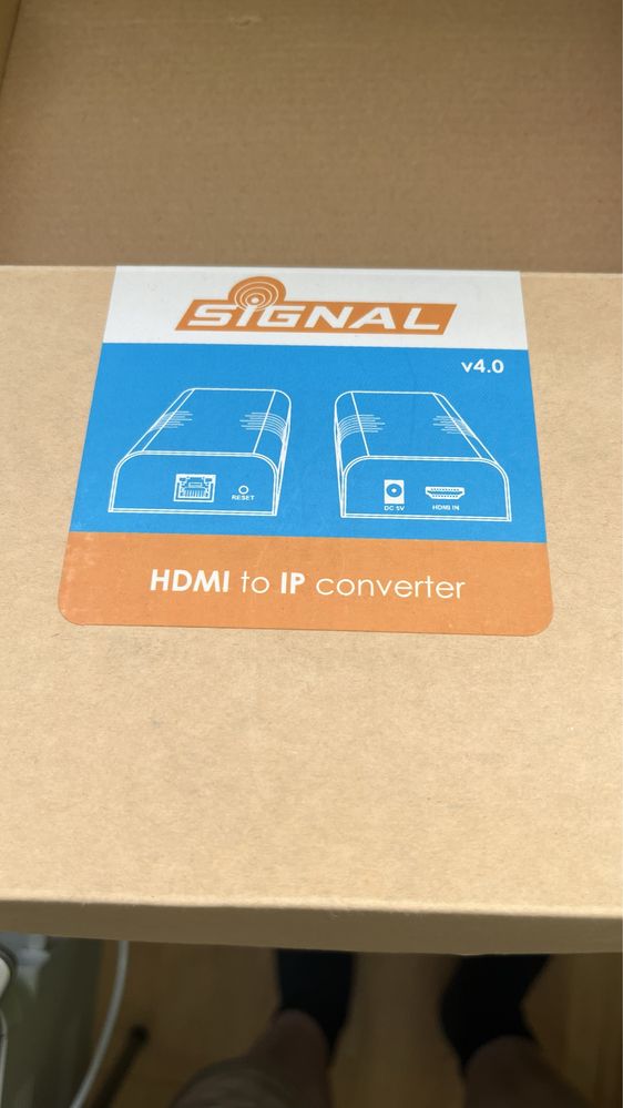 Konwerter sygnału HDMI na IP Signal Rj45 LAN ETHERNET multi v4.0 Dipol