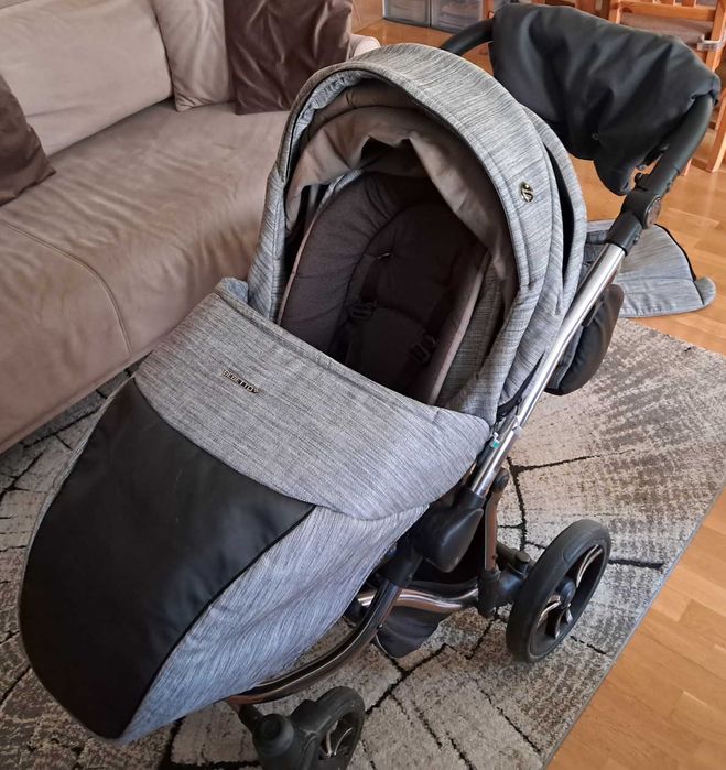 Wózek 2w1 Bebetto Bresso Premium Class (szary)