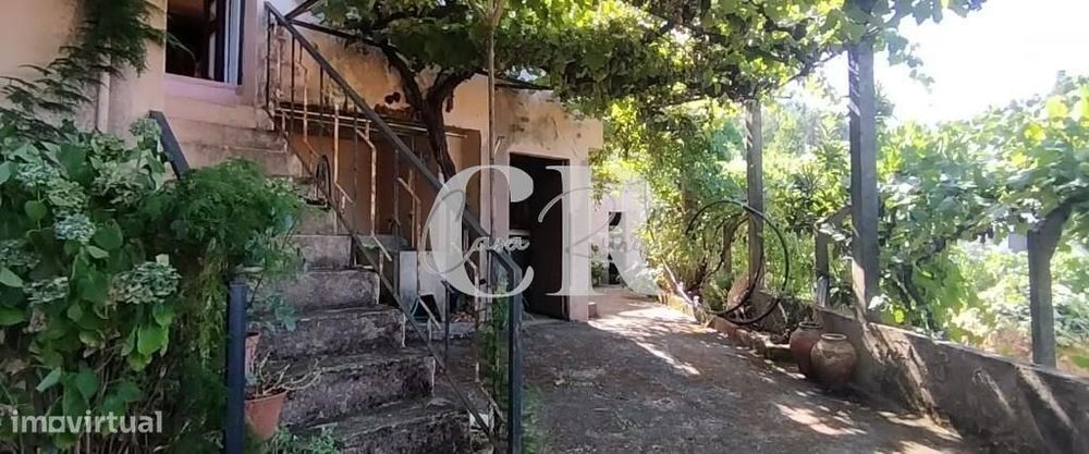 Moradia rustica T2 com adega, terreno, terraços e latada