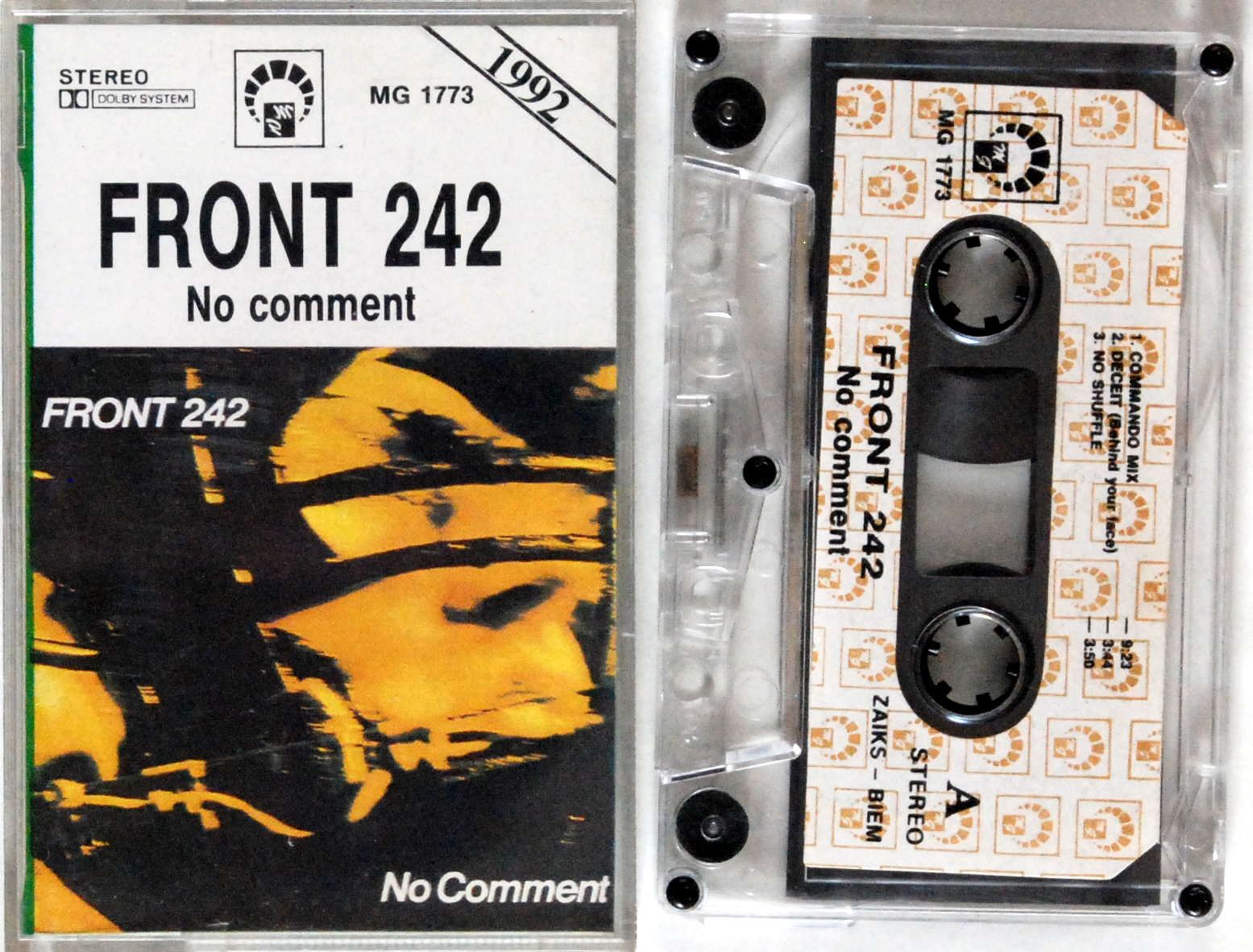 Front 242 - No Comment (kaseta) BDB