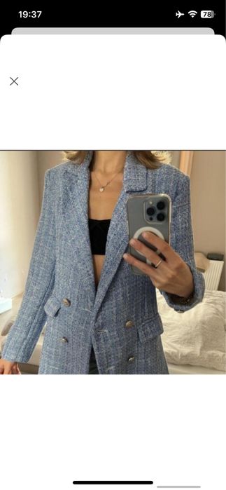 Твідовий піджак Zara