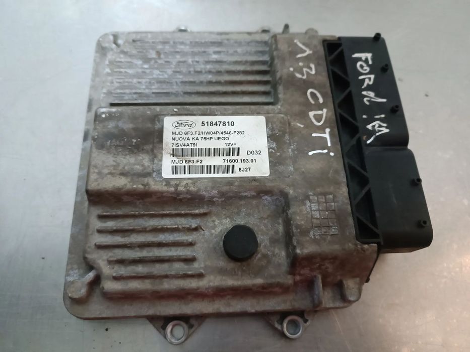 CENTRALINA DO MOTOR FORD KA 1.3TDCI REF. 51847810 MJD6F3F2
