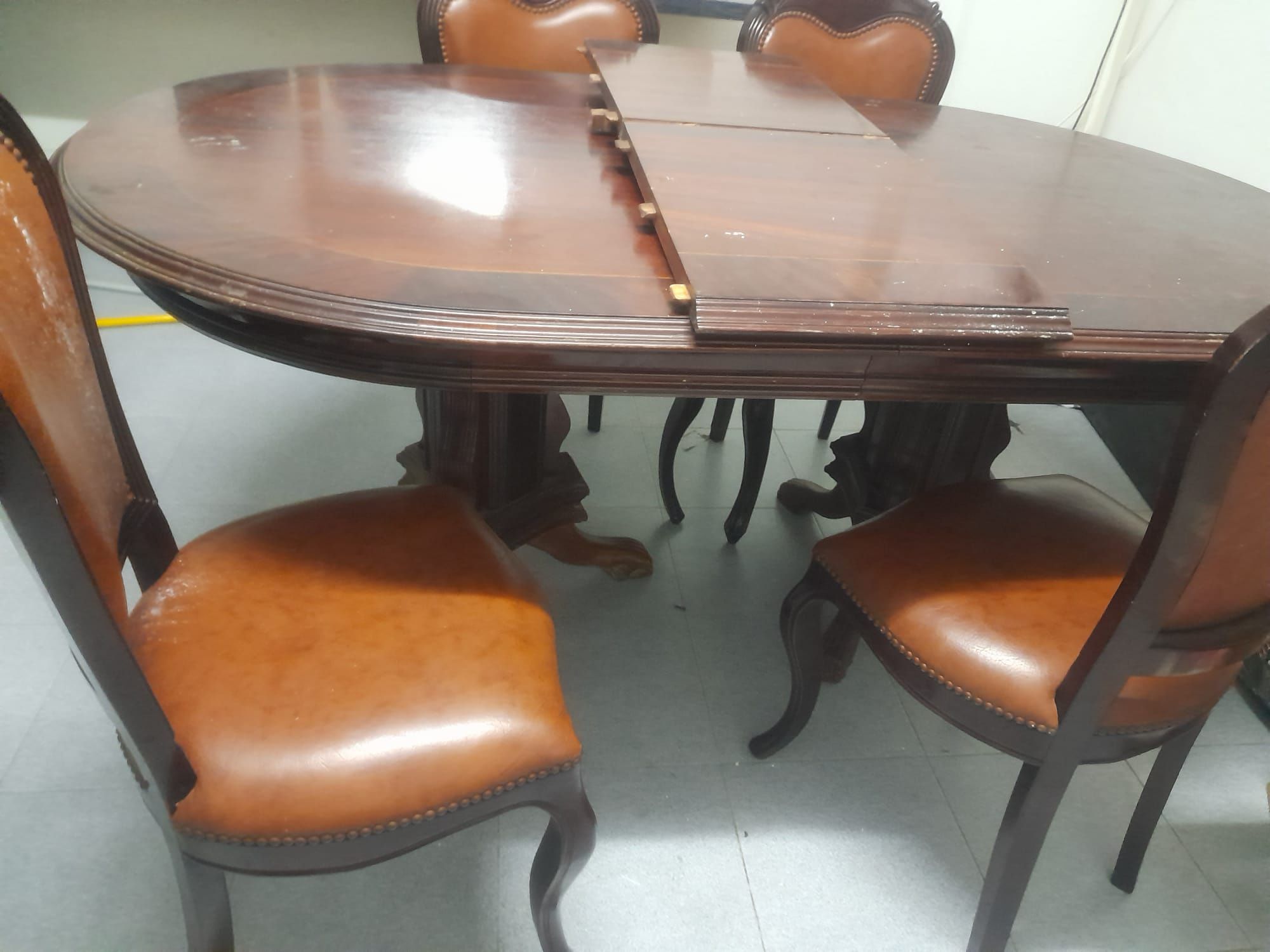 Mesa Madeira com Cadeiras