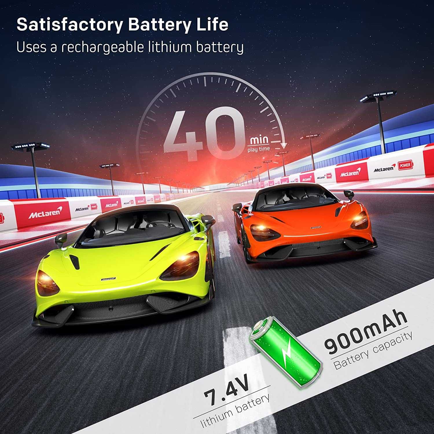 Zdalnie sterowany McLaren 765LT 1:12 | Auto RC | 12 km/h | Zielony