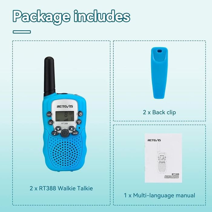 Walkie Talkie Retevis Dla dzieci Krótkofalówka