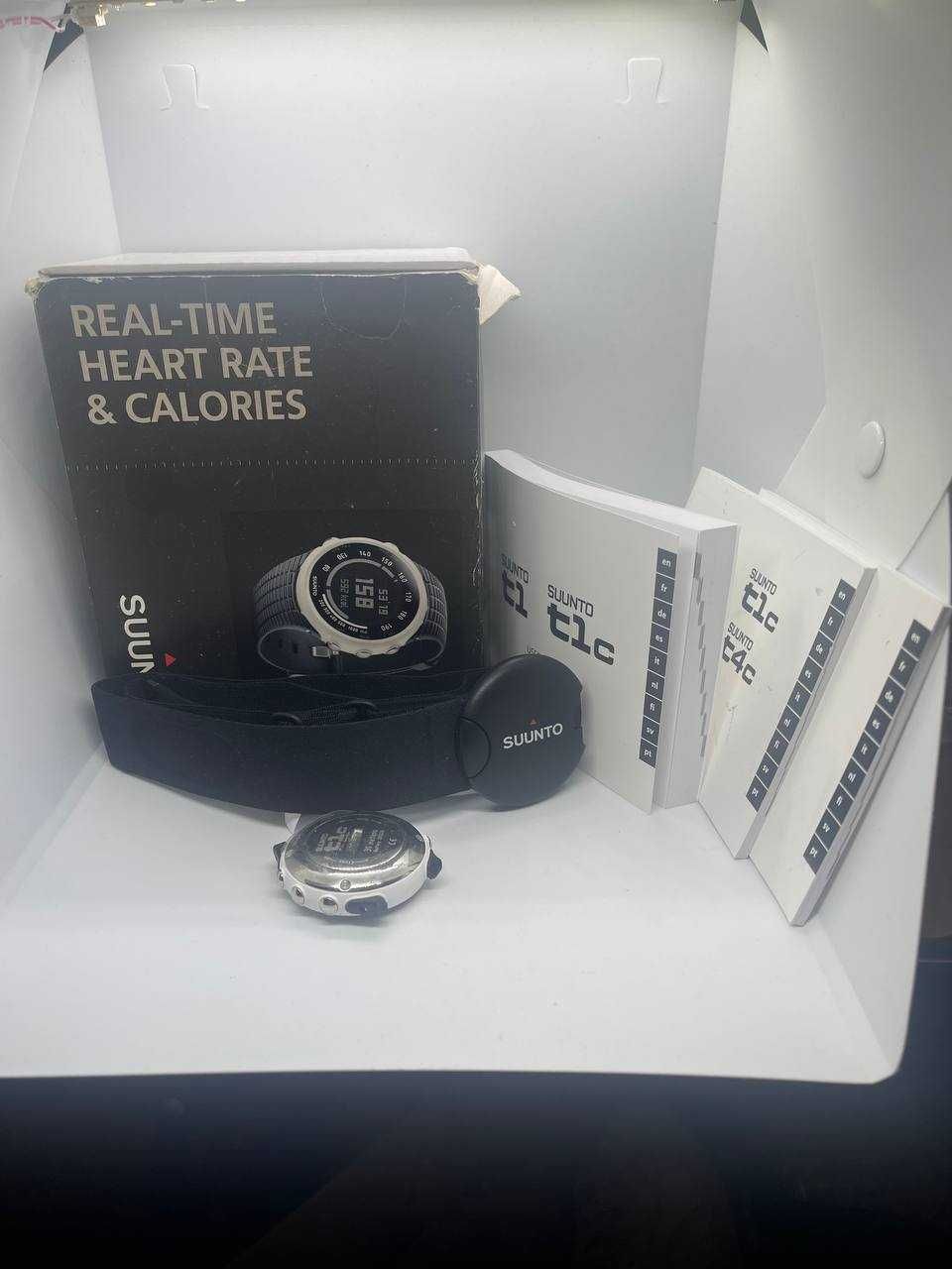 Спортивний годинник Suunto T1C з кардіо датчиком.Новий!