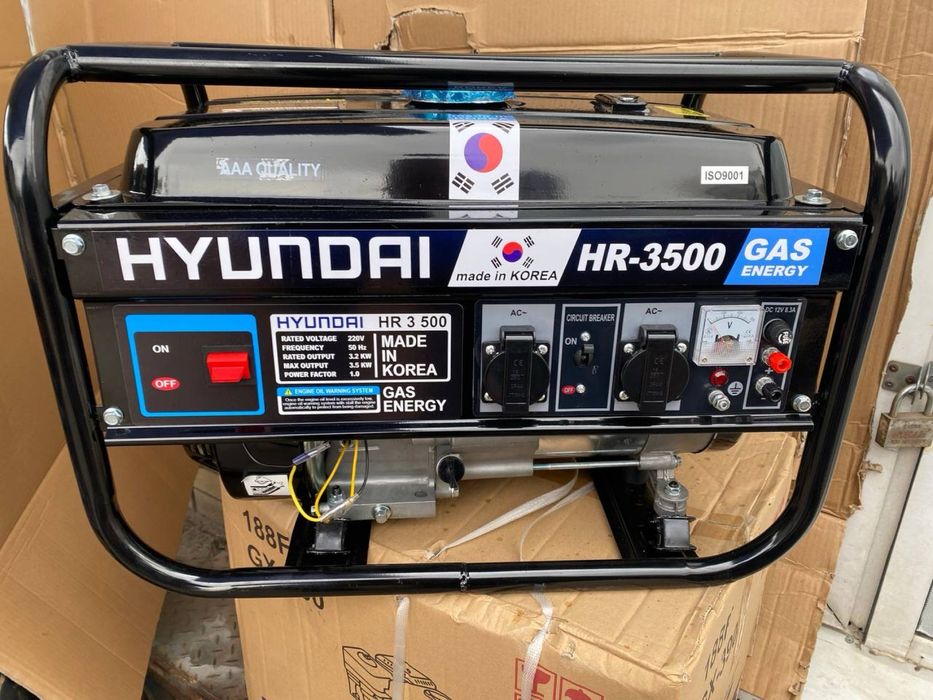 Генератор HYUNDAI 3.5 квт, KA Корея, медь, бесплатная доставка