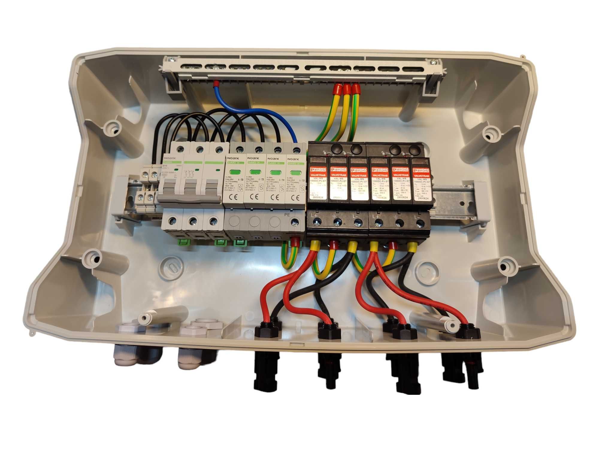 Rozdzielnica fotowoltaiczna PHENIX PV AC/DC 3-F 1000V 2 string NOWE!