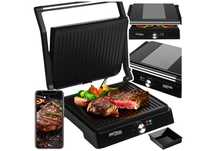 Nowy Grill Elektryczny Do Kanapek Opiekacz Rozkładany Duży 2400W