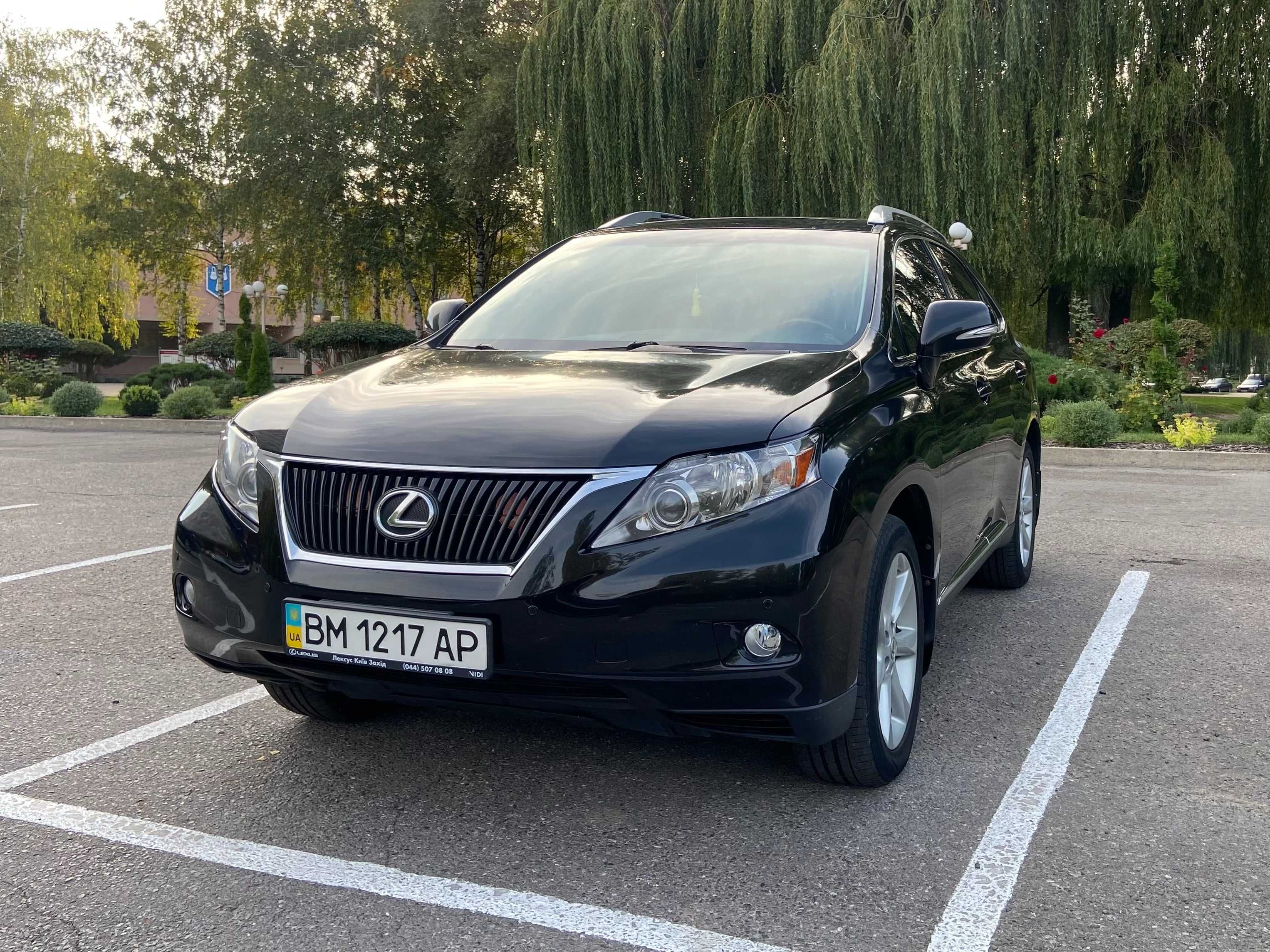 Lexus RX 2010 3.5 чорний колір