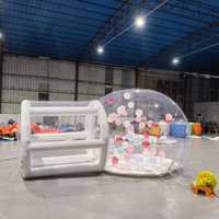 Namiot Balonowy dmuchaniec bubble tent dmuchaniec z balonami
