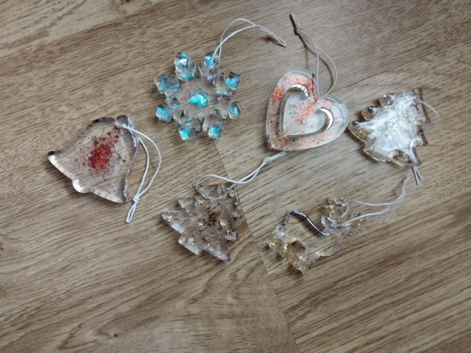 Enfeites natal em resina