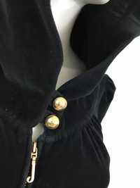 Жіночий чорний, велюровий, бархатний спортивний костюм Juicy Couture