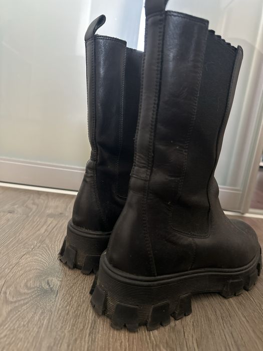 Сапоги женские осенние , весенние кожа