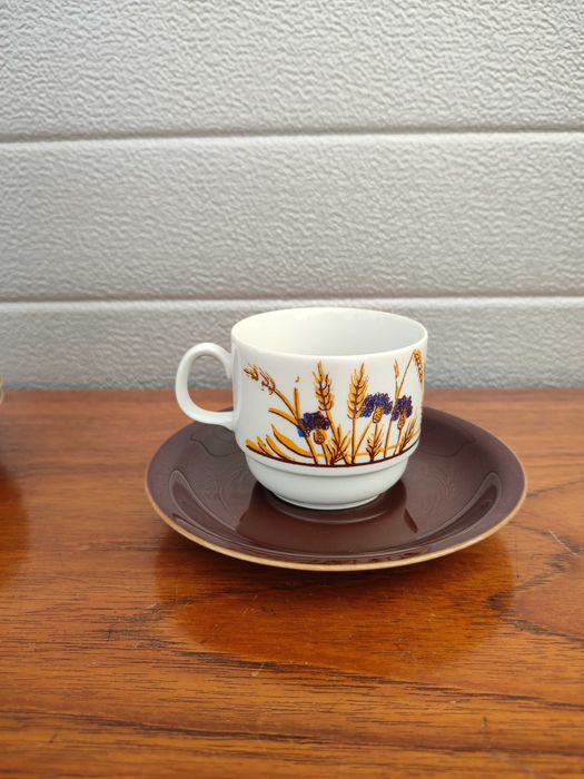 Porcelanowe Duo - motyw zboża - Kłos - design - Bareuther - B