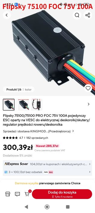 Moduł prędkości do hulajnogi roweru