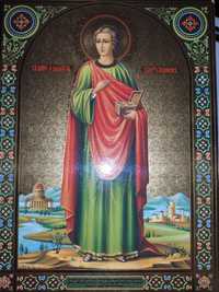 Ікона Святий Пантелеймон Целітель. Святой Пантелеймон икона.