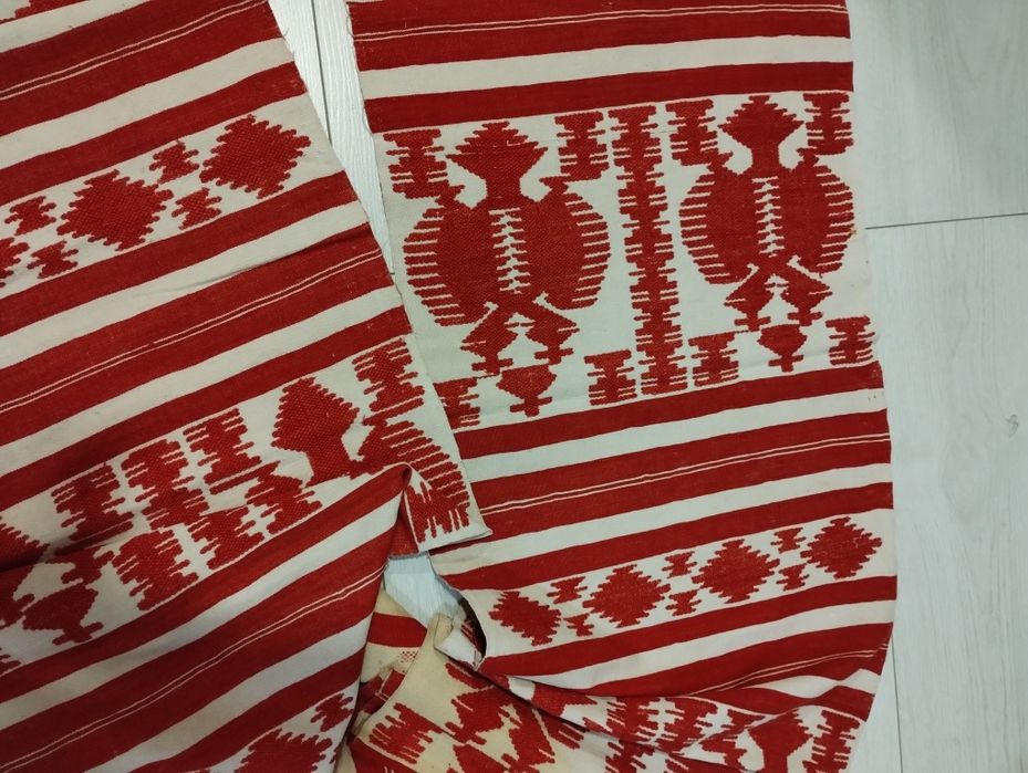 Старовинні рушники, відріз білий