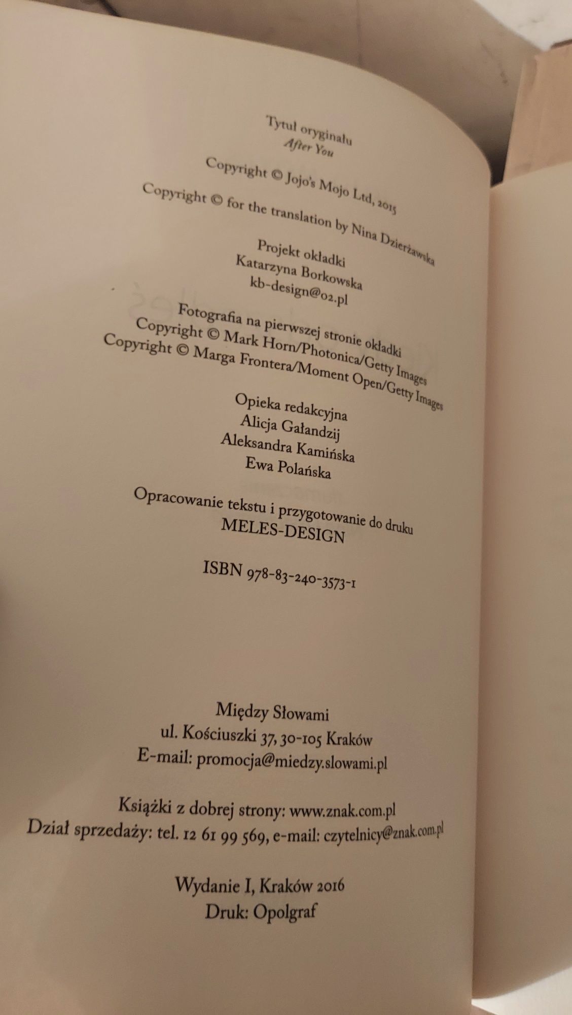 Kiedy odszedłeś Jojo Moyes