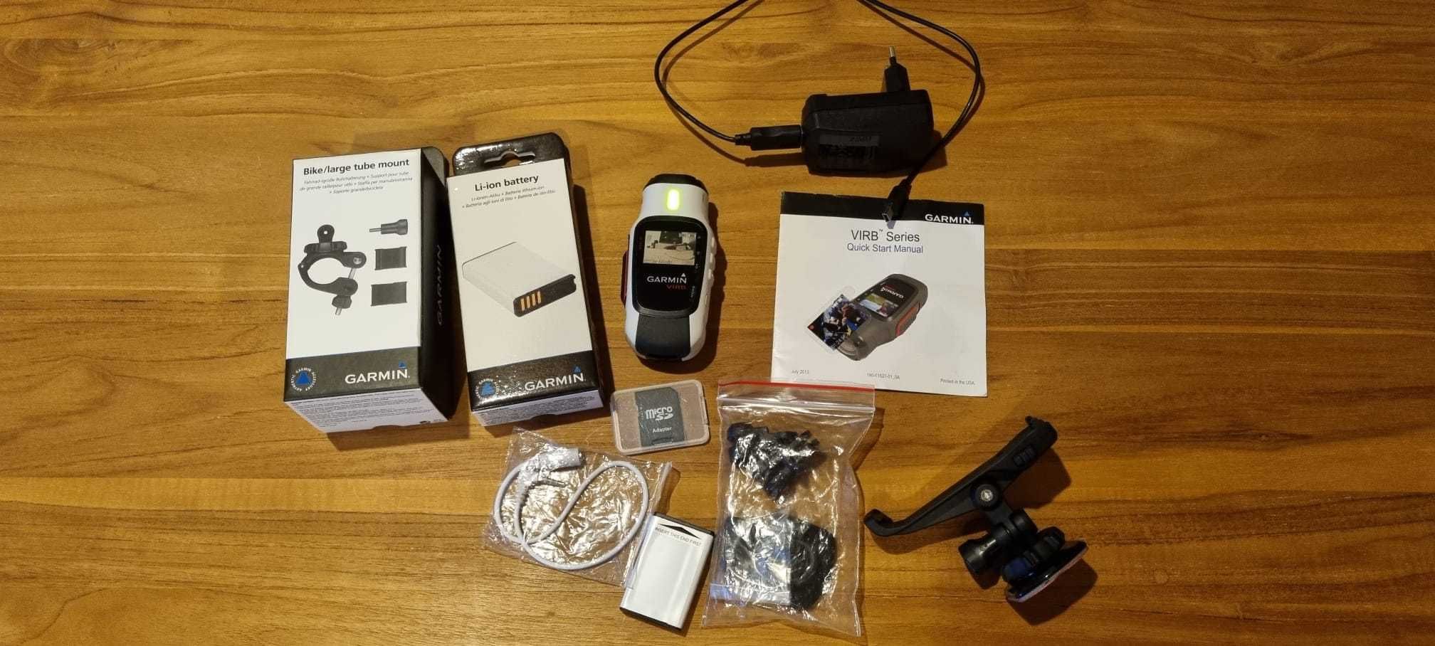 Garmin Virb Elite action camera c GPS +Kit montagem guiador, capacete