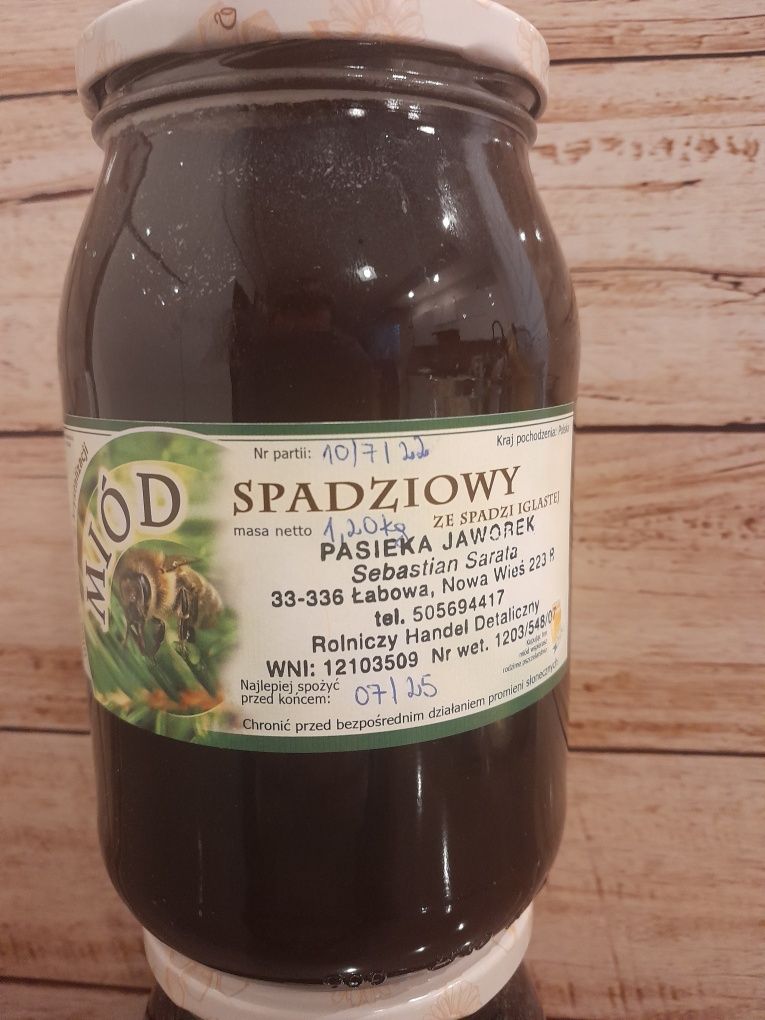 Miód spadziowy ze Spadzi Iglastej