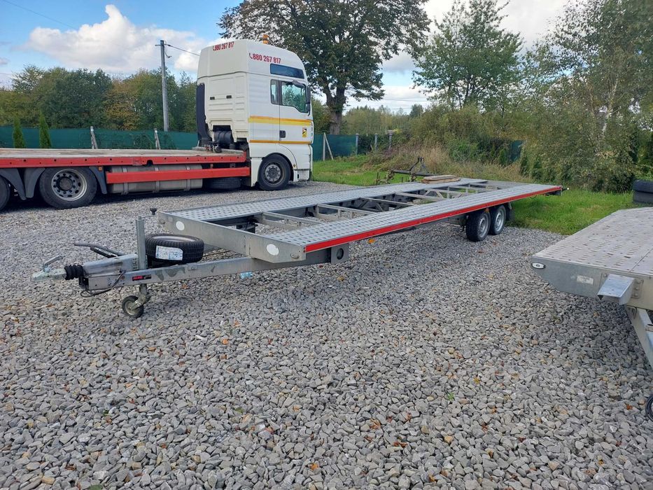 Przyczepa Laweta platforma 3,5t 3500kg dłużyca 8m x 2,2 na dwa 2 auta
