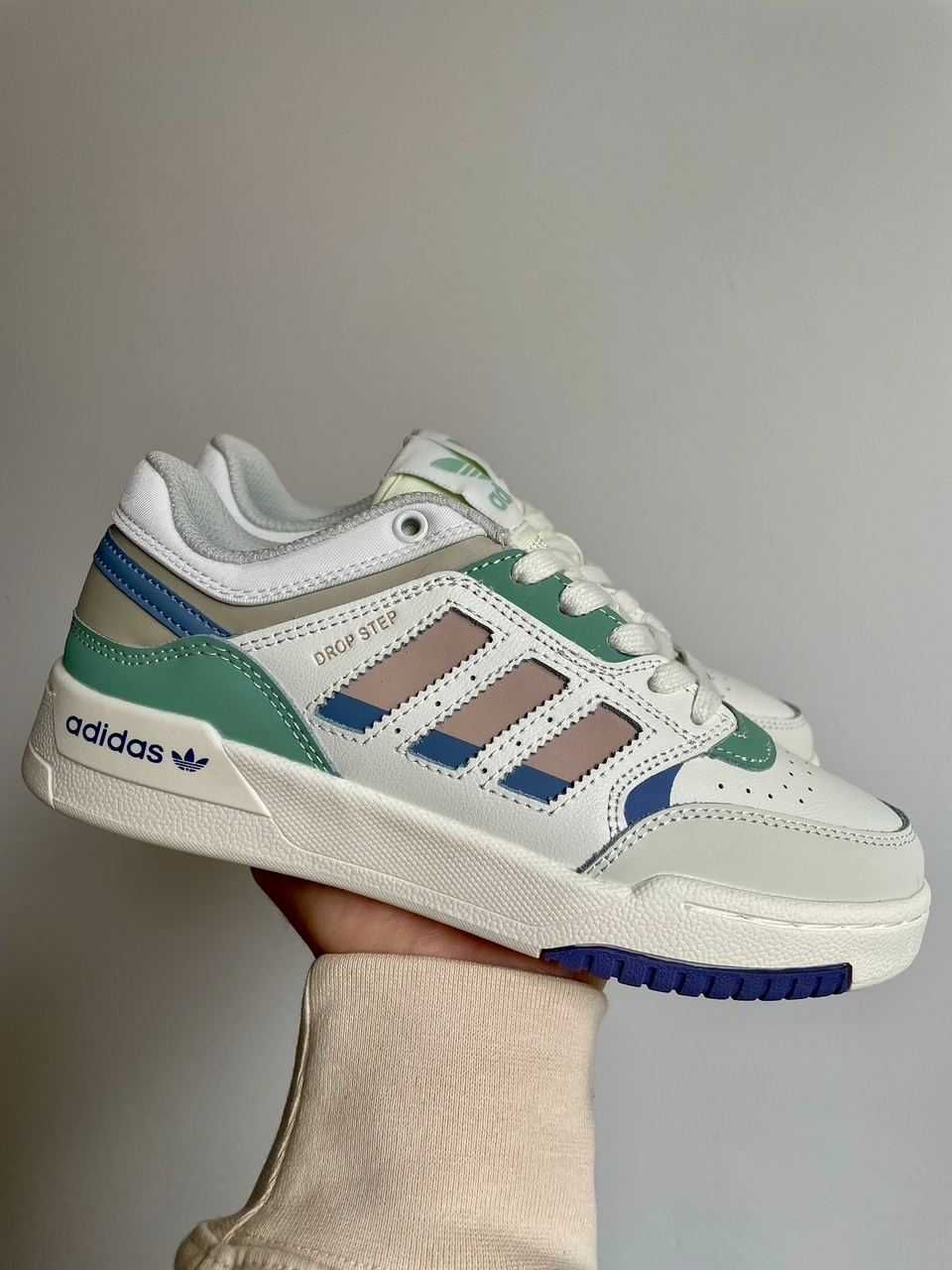 Кросівки - Adidas Drop Step Beige Grey Green ( 36 - 41 )