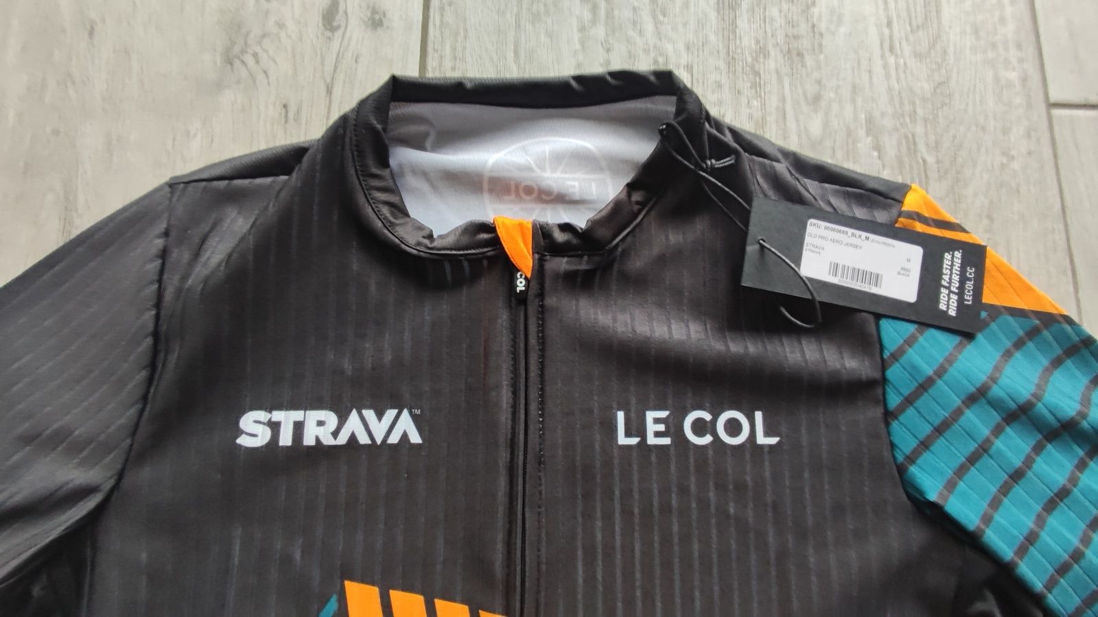 Le Col x Strava koszulka rowerowa męska rozmiar M metki