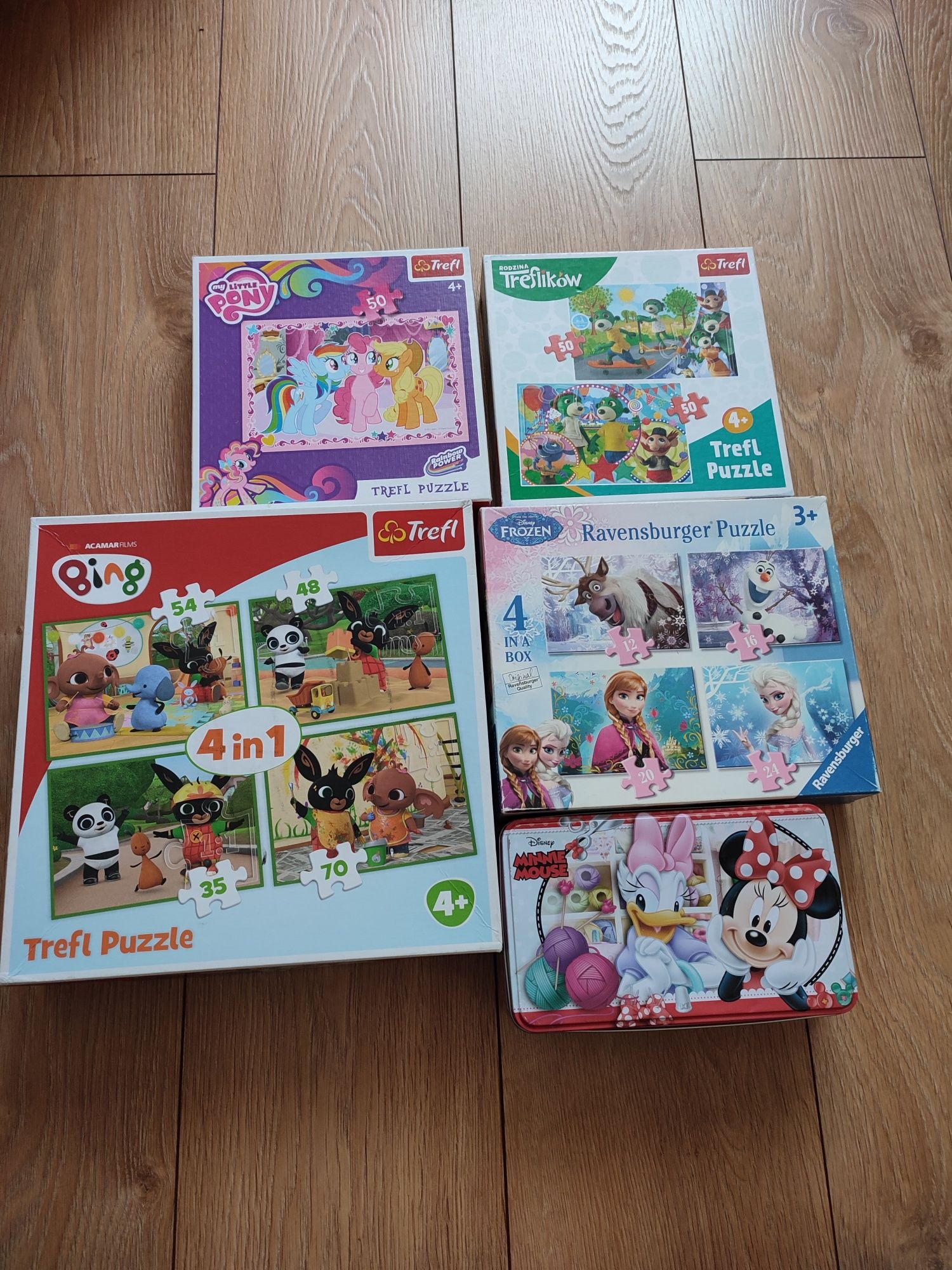 Puzzle Bing, Trefliki, my little pony, kraina lodu