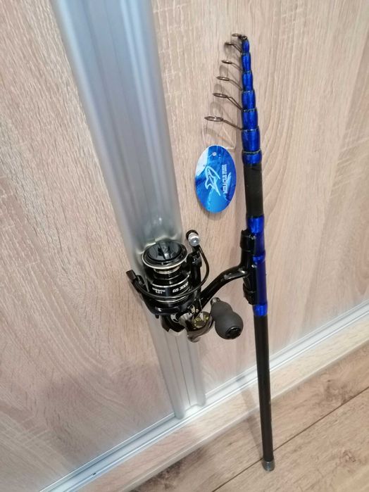Wędka MiracleFish  Tele BOLO 400/500 4m/5m z kołowrotkiem